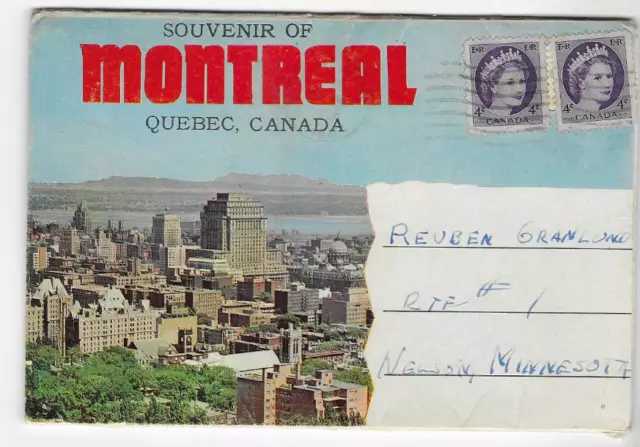 Postcard Folder-Montreal, Quebec, Canada