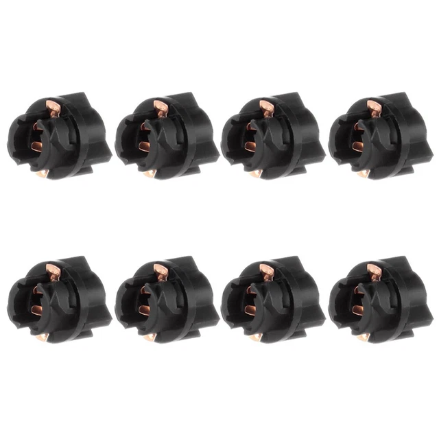 8pc Twist Sockets 17 37 70 Instrument Panel Cluster Plug Lamp Dash Light Bulb T5