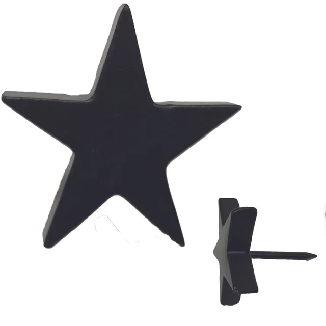 1.5" - STAR - Clavos Nail - Hand Forged Iron Antique style Nail