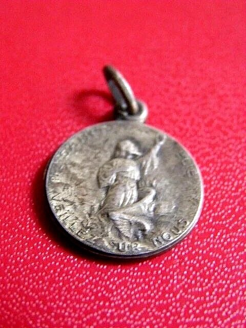 Médaille Religieuse Ancienne – Saint Bertrand De Comminges – Lourdes – Bijoux De Collection
