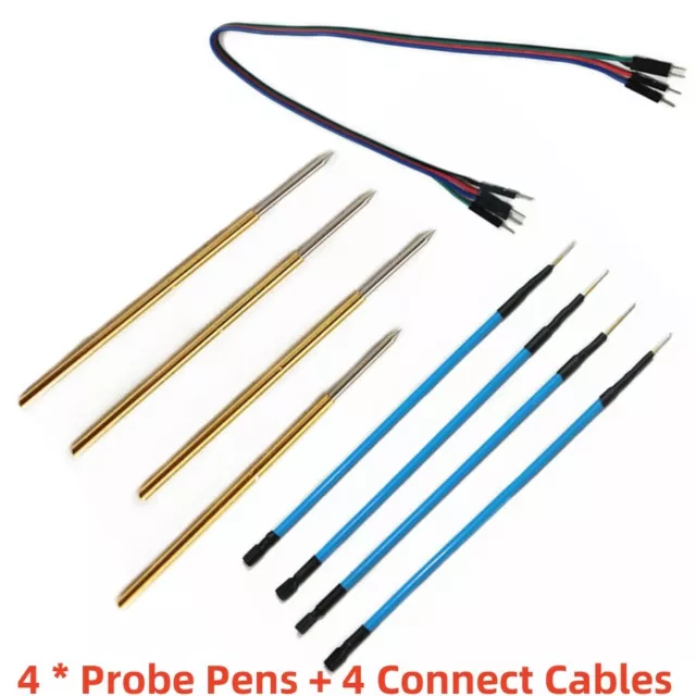 4PCS/Set Durable LED BDM Frame Probe Pens w/Connect Cables For Kess Fgtech Ktag