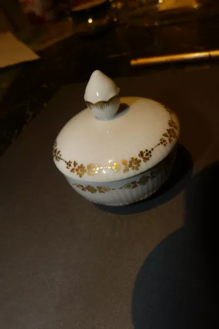 Zuckerdose Porzellan Alboth & Kaiser AK W. Germany Original Vintage Goldverziert