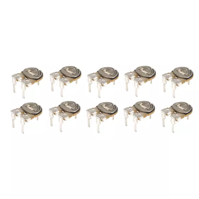 10 Pack Trimmer Preset Potentiometer Carbon Variable Skeleton Pot 100R to 1M