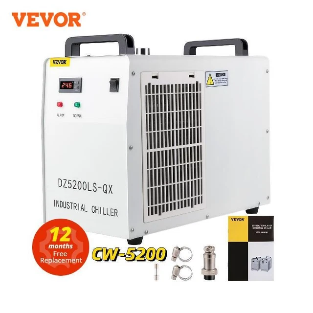CW-5200 CNC Laser Engraving Machine Chiller Thermolysis Industrial Water Cooler
