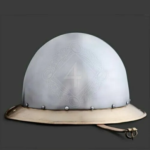 Medieval Kettle Hat Helmet Reenactment larp role-play infantry Spanish SP88