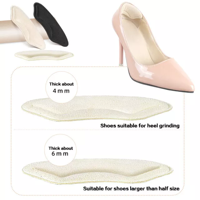 1 Pair Women Sponge Heel Pads Adhesive Patch for Pain Relief High Heels ShoTU 3