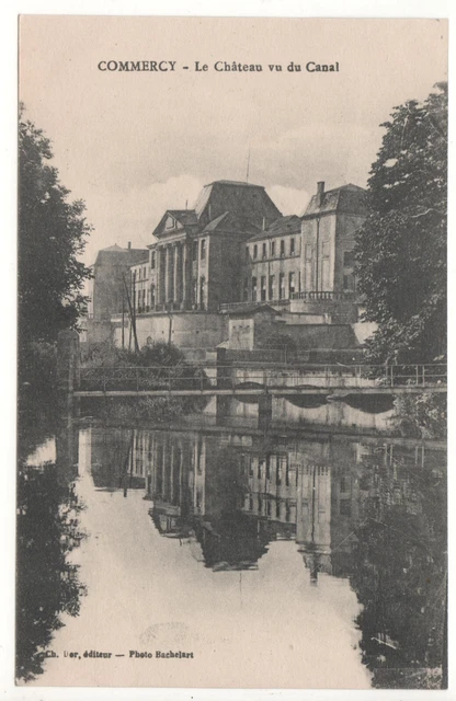 Cpa 55 - Commercy : Le Château Vu Du Canal (Meuse) - Non Écrite