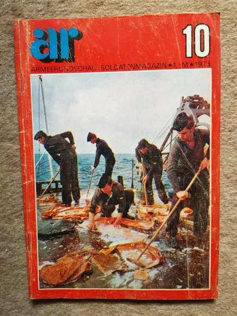 Armeerundschau 10/73  AR Soldatenmagazin NVA Volksarmee DDR 1973