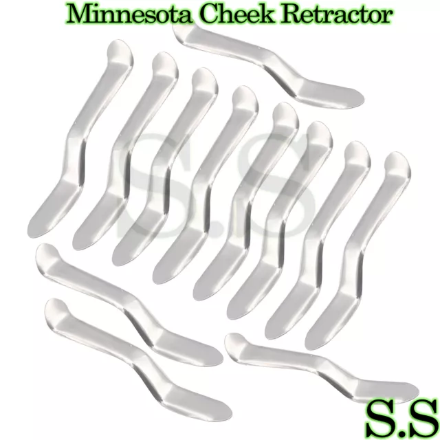 12 Minnesota Cheek Retractor Dental Surgical Instruments