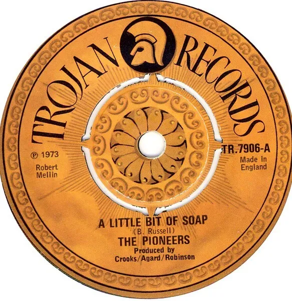 The Pioneers - A Little Bit Of Soap / Hit Me With Music (7", Single)