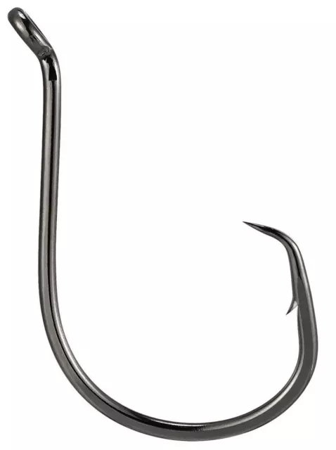25) EAGLE CLAW Lazer Circle Sea hooks (Size 4/0) Black (L197BK) BULK $14.00  - PicClick