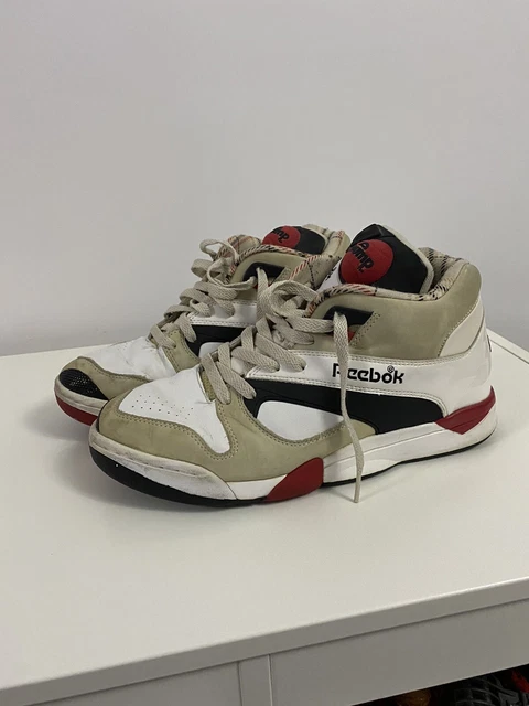 REEBOK PUMP HEXALITE adult trainer boots size 9 Tartan White Red Black Retro 119.99 PicClick UK