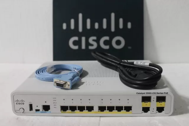 Cisco WS-C3560CG-8PC-S - Desktop Switch - 3560-CG Series PoE 8-Port