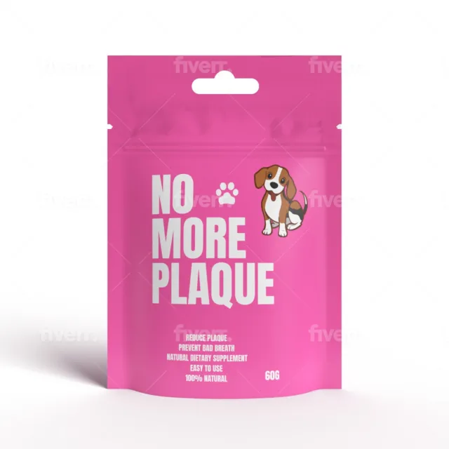 Plaque Off Remover For Dog's and Cat's Teeth Bad Breath 100% Natural Bewow