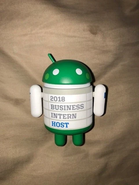 2018 Business Intern Host Android Google Vinyl Figure. HTF -  missing an antenna
