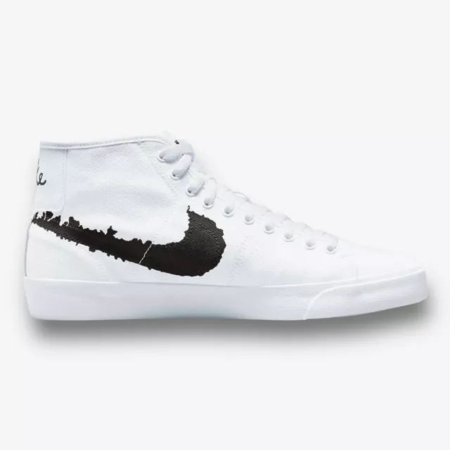 Nike SB Blazer Court Mid Premium "White & Black" Taille 42,5 / DM8553 100