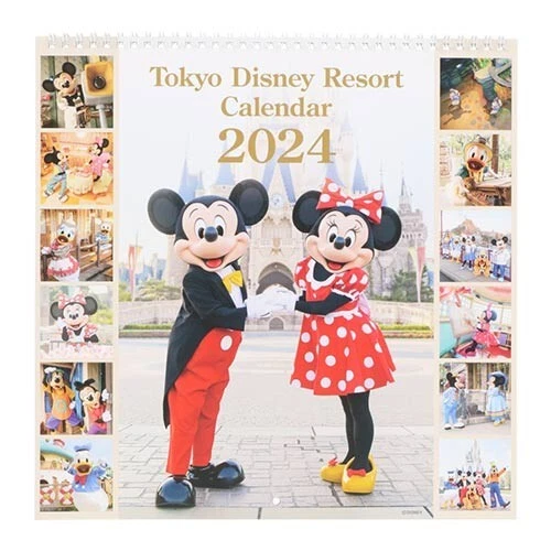 TOKYO DISNEY RESORT Wall Calendar 2024 Mickey Mouse Tokyo Disneyland