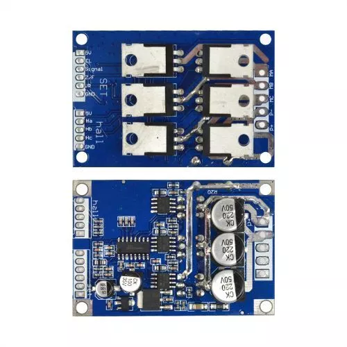 DC12-30V 15A 500W Brushless Motor PWM Balanced Controller with Hall Driver Board