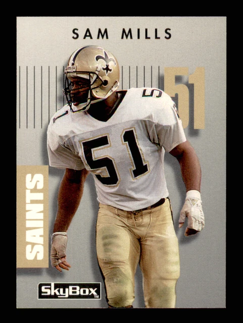 1992 SkyBox Prime Time #125 Sam Mills   New Orleans Saints