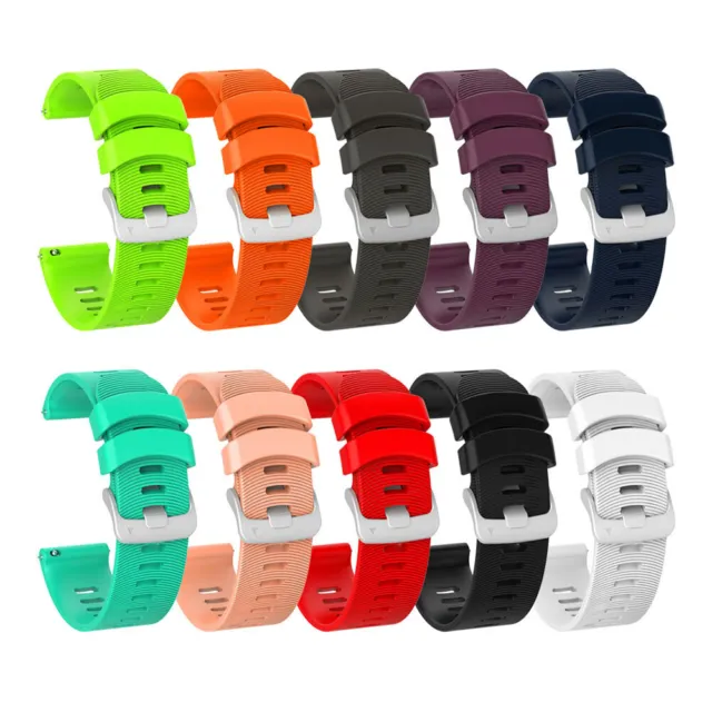 20mm Silicone Watch Band Strap For Garmin Forerunner 245/645/55 Vivomove 3 Venu