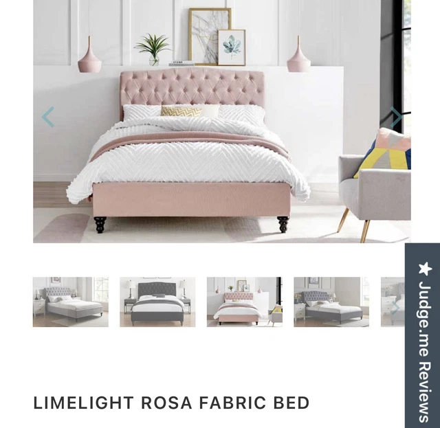 PINK KING SIZE bed frame £100.00 PicClick UK