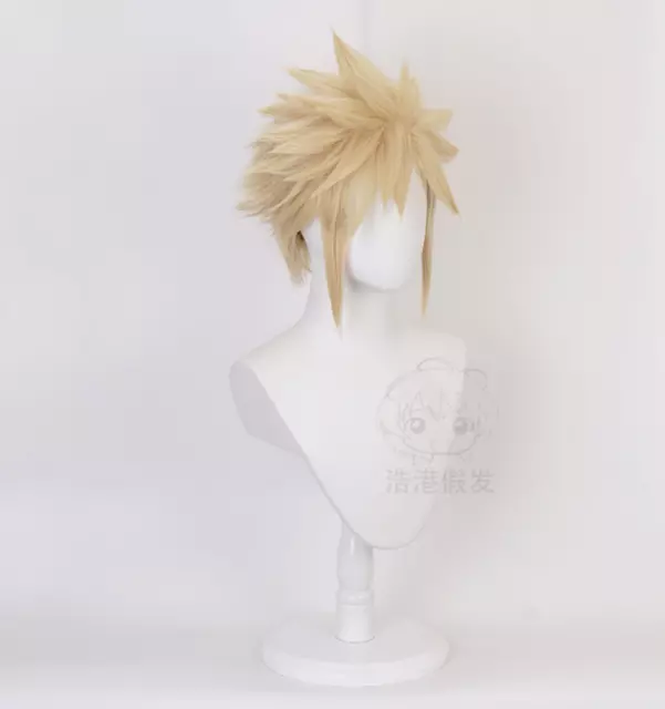 Final Fantasy VII Cloud Strife Virus Trip DMMD FF7 Anime Cosplay Wig