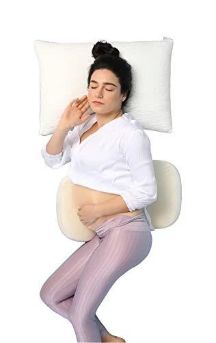 LightEase Memory Foam Pregnancy Side Sleeping Pillow Double Wedge for Body Be...