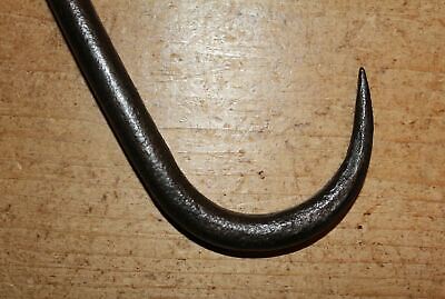 Vintage Style Wrought Iron Gambrel Butchers Game Hook Meat Beam 12 Inches 3