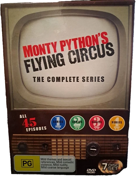MONTY PYTHON'S FLYING Circus DVD Complete Series 1-4 Boxset R4 VGC 7 ...