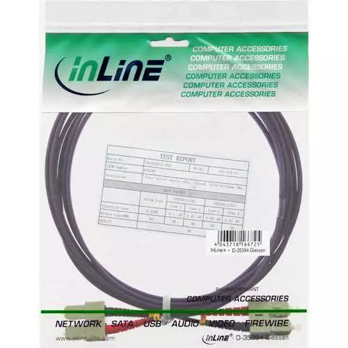 10x InLine LWL Duplex Kabel, SC/SC 50/125µm, OM4, 5m