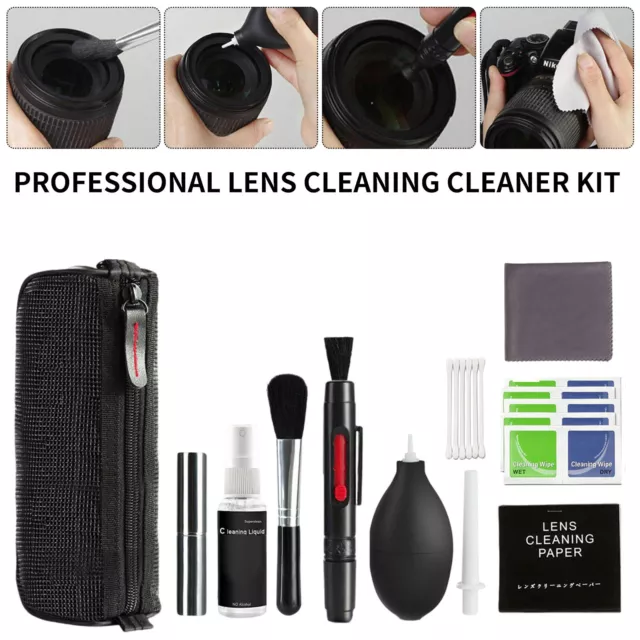 10X Kamera Reinigungsset Schmutz Reinigung für Nikon Sony DSLR-Objektiv Kamera