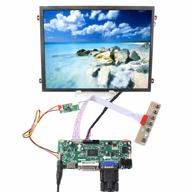 VGA DVI LCD Controller Board 30 Pin voor 17 19 M170EG01 M170EN01 M170EN06 1280X1024 4CCFL LVDS LCD-Scherm