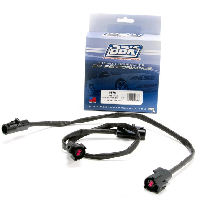 BBK Performance Parts 1676-FE 1986-2010 Fits Ford BBK O2 SENSOR EXTENSION HARNES