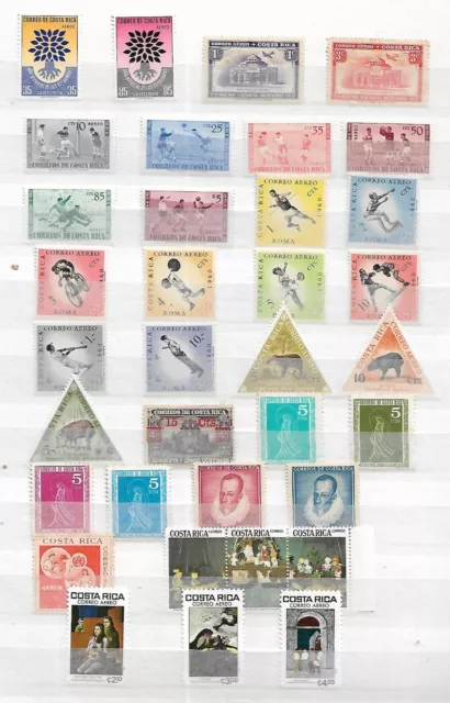 Costa Rica - Mnh  - Lot Of Mnh  Stamps