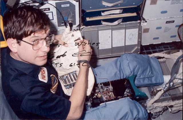 Robert Bob Cenker Signed 4x6 Photo NASA Space Shuttle Astronaut Autograph Auto