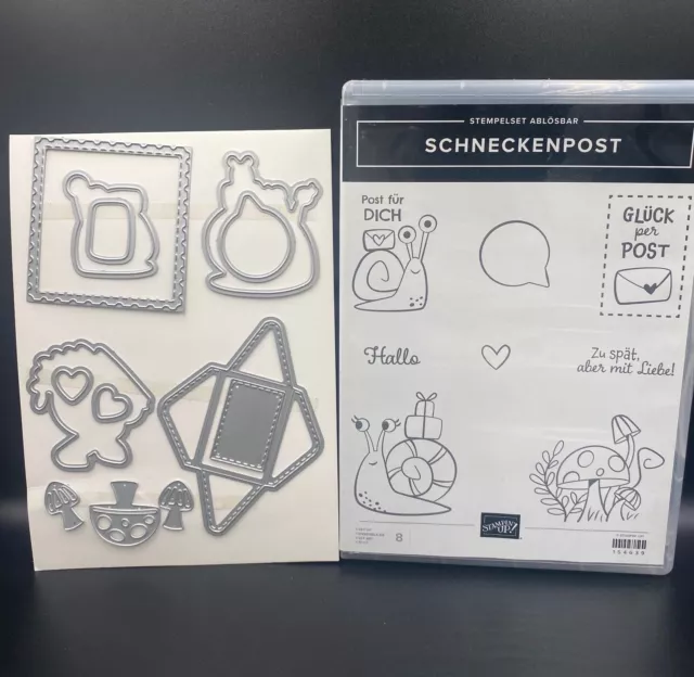 Stampin up Stempelset Schneckenpost und Stanzformen Schnecke - TOP - so süß!