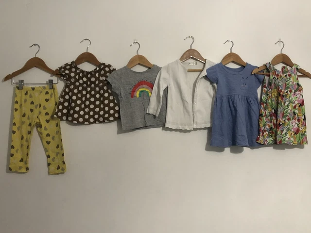 Bundle Of Baby Girls Clothes Age 12-18 Months Gap Oshkosh Mini CLUB
