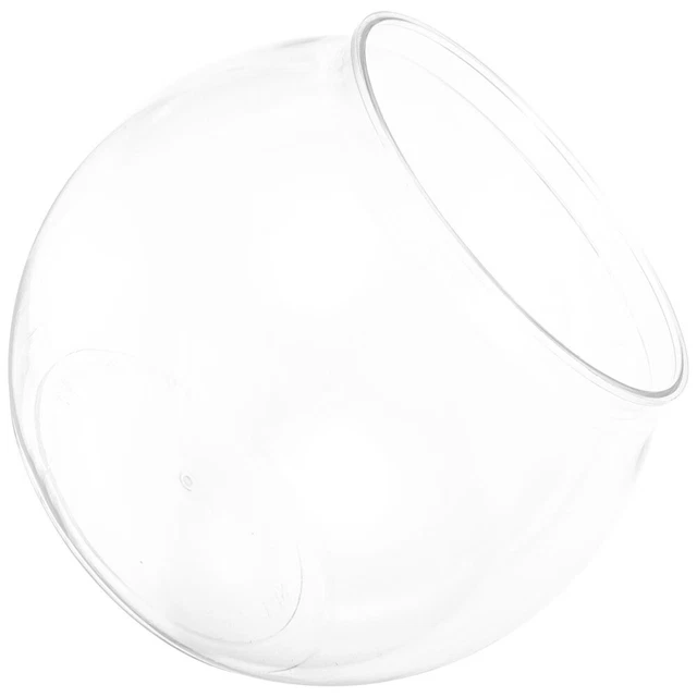 Fish Bowl Vase Home Decor Small Fish Goldfish Plastic Fish Bowl for Office Home 2