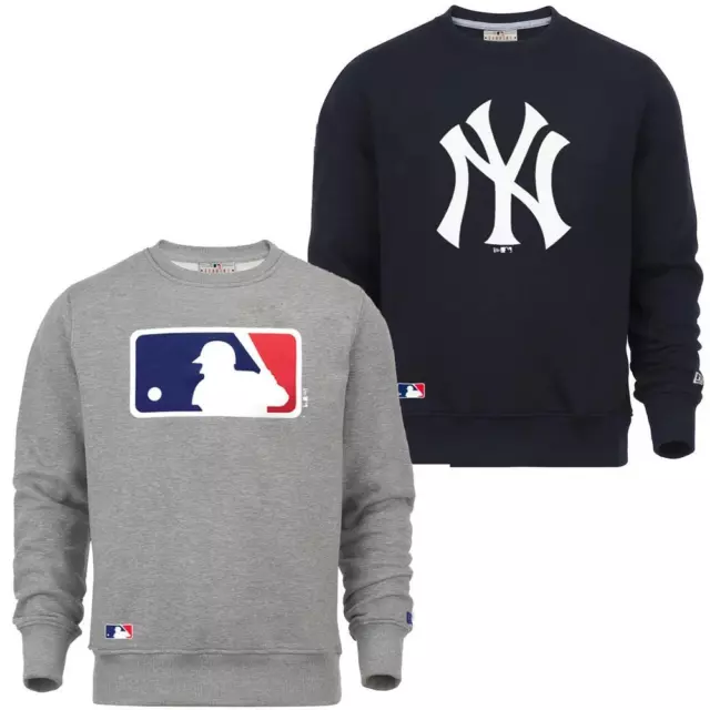 New Era MLB Team Logo Crew Sweatshirt New York Yankees Pullover