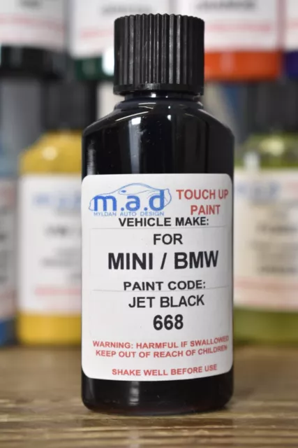 M.a.d Bmw / Mini Jet Black 668 Paint Touch Up Kit 30Ml Cooper S Countryman D One