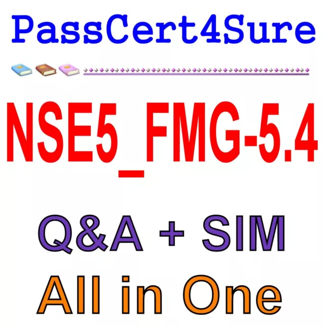 Fortimanager 5.4 Spécialiste NSE5 FMG-5.4 Examen Qa + SIM