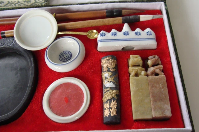 Fine éventail Professionnel Pour Calligraphie / Peinture (Papier Xuan, Xiao Xiang Bambou) - De 19.06$ En