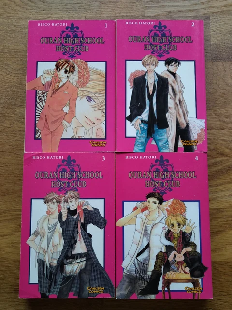 Ouran High School Host Club Manga Deutsch OURAN HIGH SCHOOL Host Club 1-4 deutsch - Manga - Bisco Hatori EUR 24