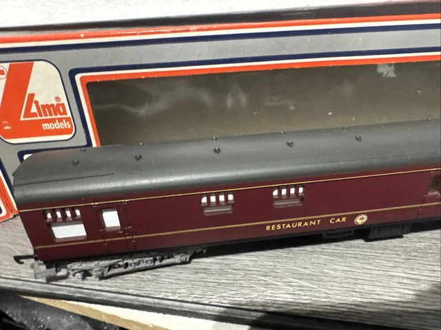 Internation Maroon LIMA 305323W BRITISH Railways Maroon Restaurant Car M25486 Boxed £9.99 ...