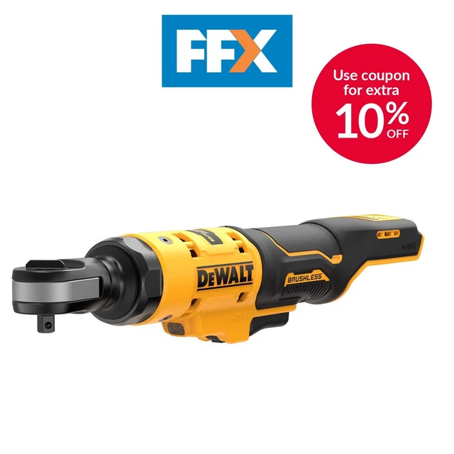DEWALT DCF503EN-XJ 12V 3/8in Open Head Extended Ratchet Bare Unit Professional