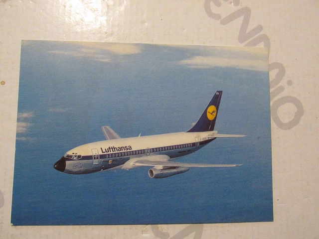 CARTE POSTALE PUBLICITÉ Lufthansa B737 City Jet Années 80/90 EUR 5,35