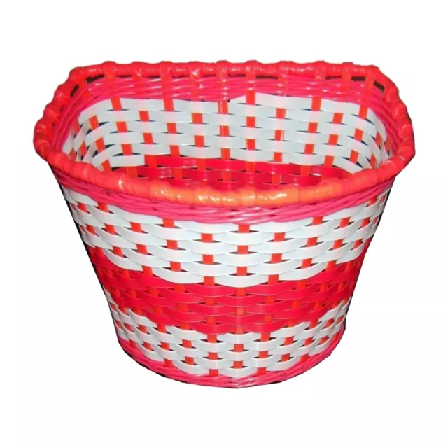 Girls Bicycle Basket Flower/Shopping Childs/Childrens/Kids Bike/Cycle Red
