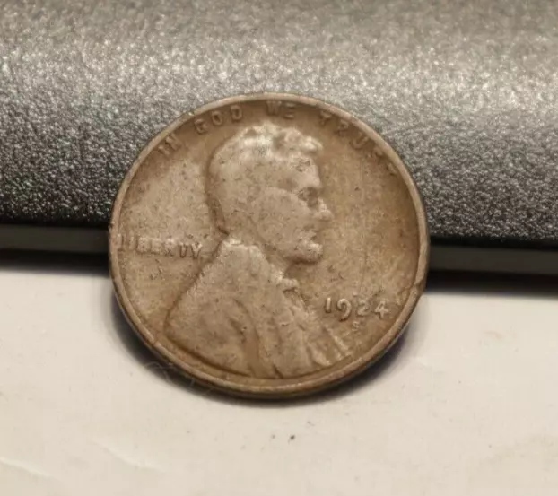 1924 S US Lincoln Cent 1c G (Slight Corosion)