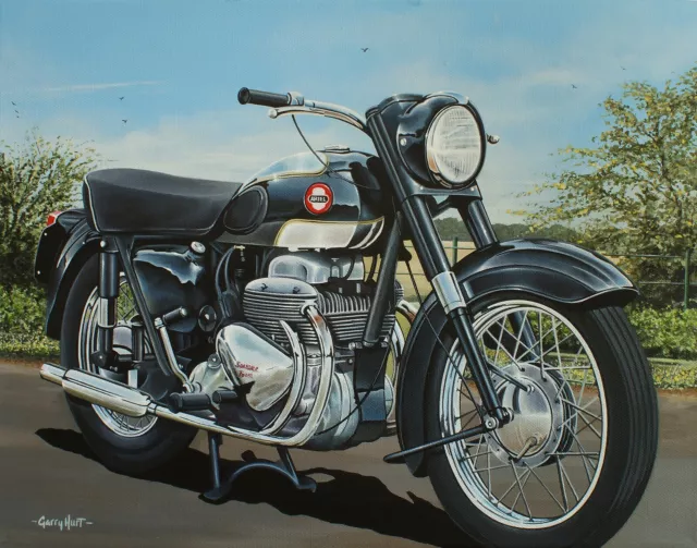 Ariel Square Four Motorcycle A3 Size Limited Edition Print