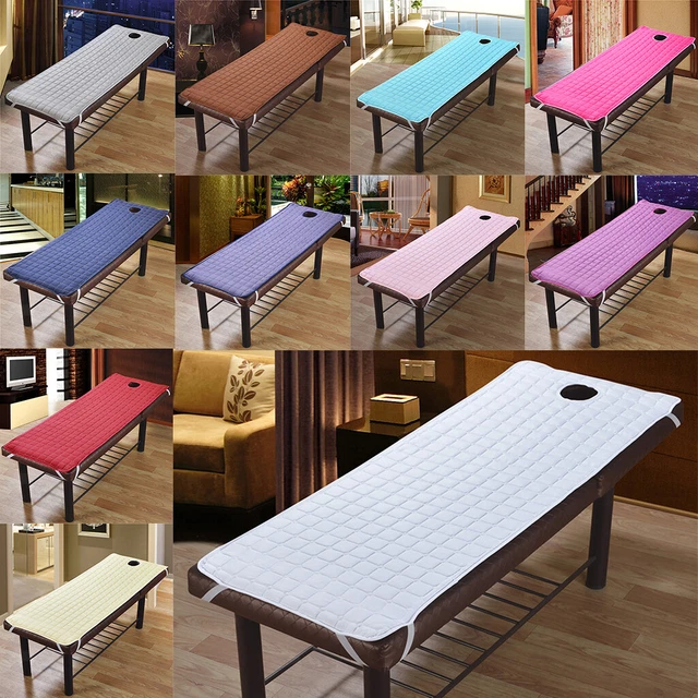 Cinta de goma spa mesa de masaje almohadilla de hojas cosméticos cama colchón EE. UU. #  @